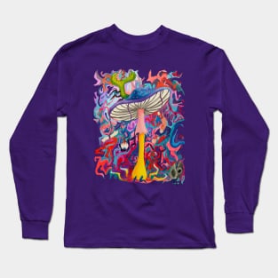 Psychedelic mushroom Long Sleeve T-Shirt